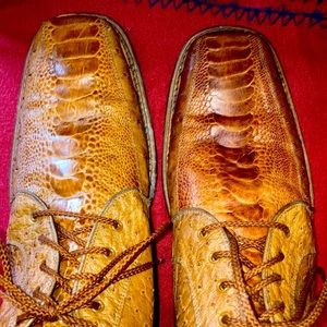 Max Leather real crocodile boots